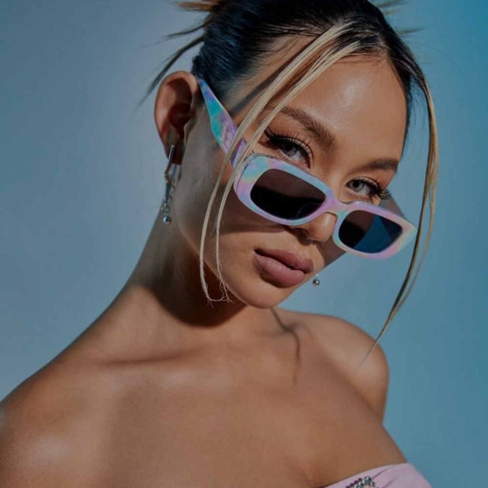 Pastel Tie Dye Sunnies Sunglasses EUC